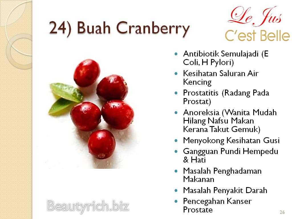 Buah Cranberry